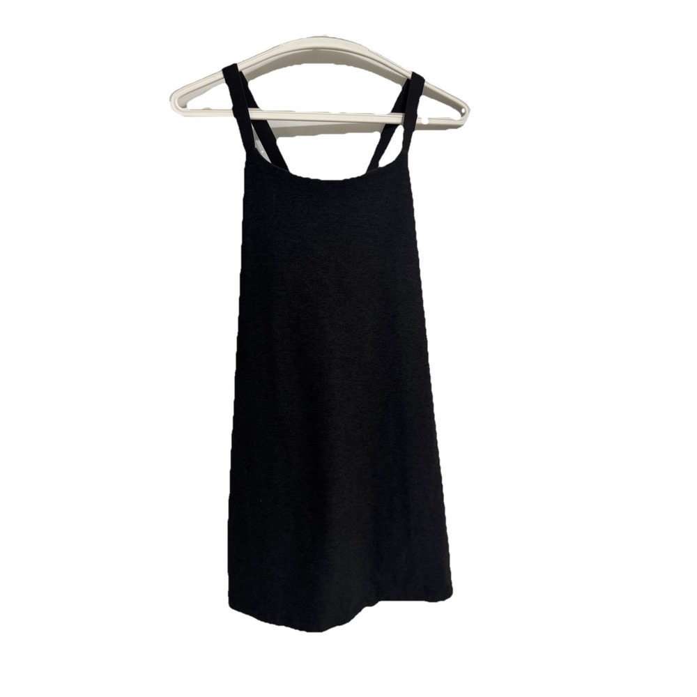 Beyond Yoga Small Move It Dress Skort Racerback Athletic Active Black Stretch